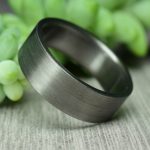 Brushed Zirconium Ring