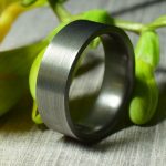 Brushed Zirconium Ring