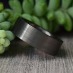 Brushed Zirconium Ring