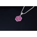 925 STERLING EZÜST HOROSZKÓP MEDÁL - SKORPIÓ