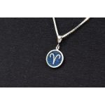 925 STERLING EZÜST HOROSZKÓP MEDÁL - KOS