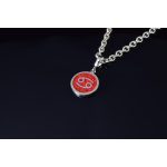 925 STERLING EZÜST HOROSZKÓP MEDÁL - RÁK