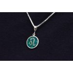 925 STERLING EZÜST HOROSZKÓP MEDÁL - OROSZLÁN